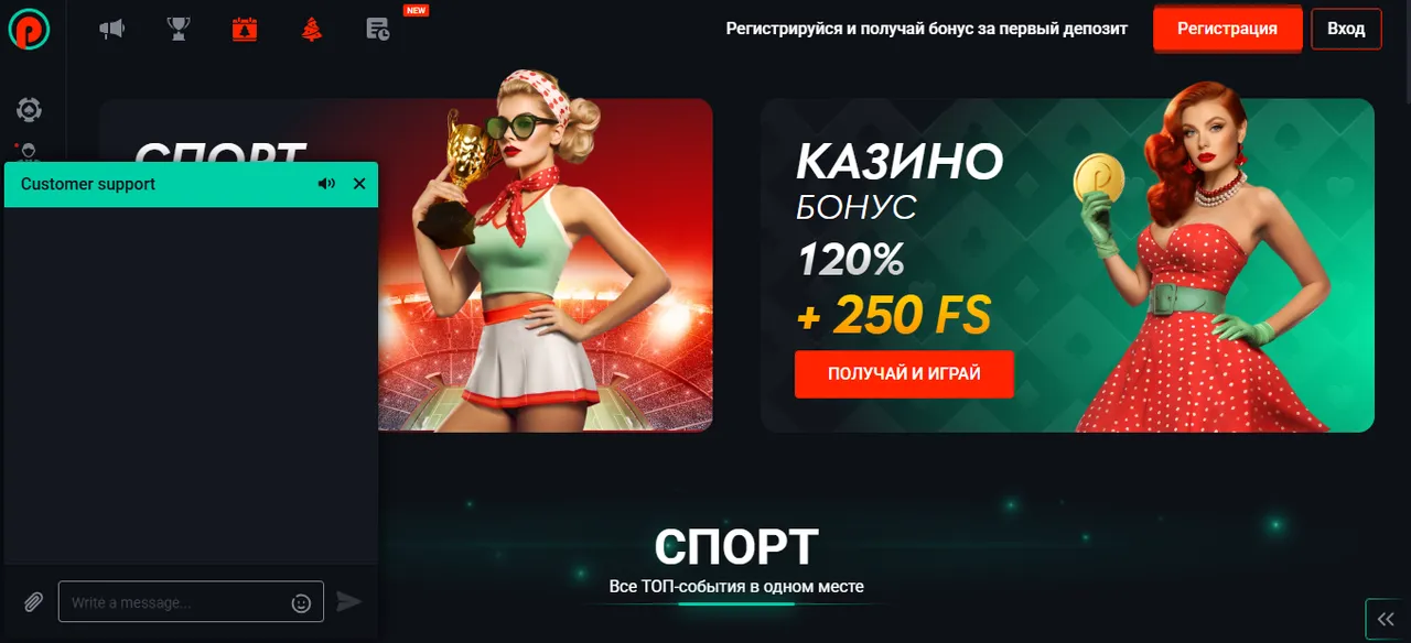 Служба поддержки для вопросов по входу