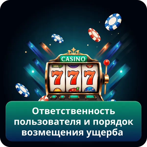 Ответственность пользователя и порядок возмещения ущерба